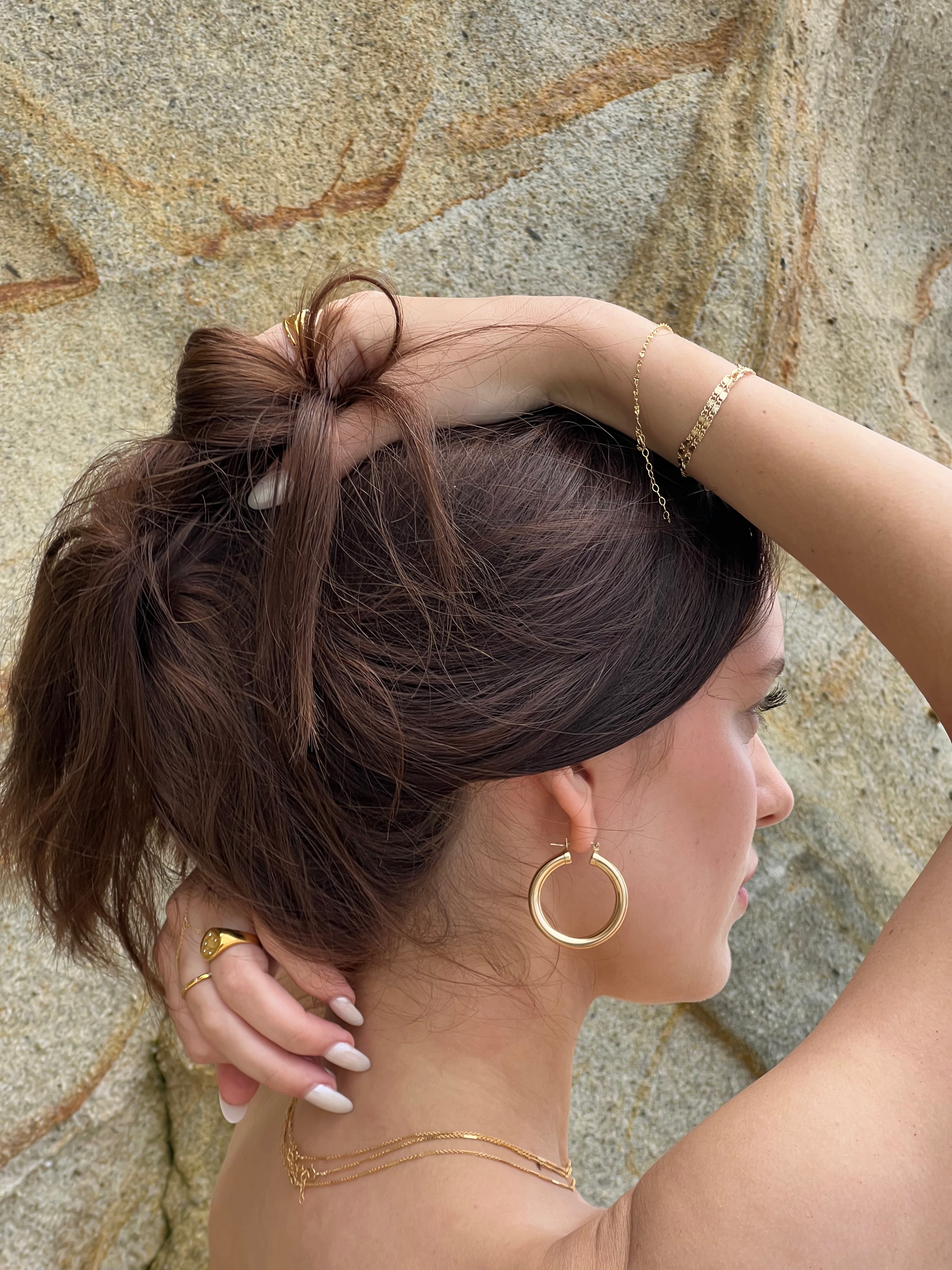 Isabelle Hoops - Trendy Gold & Silver Earrings for Women | Lightweight & Hypoallergenic | Perfect for Parties, Work & Everyday Wear