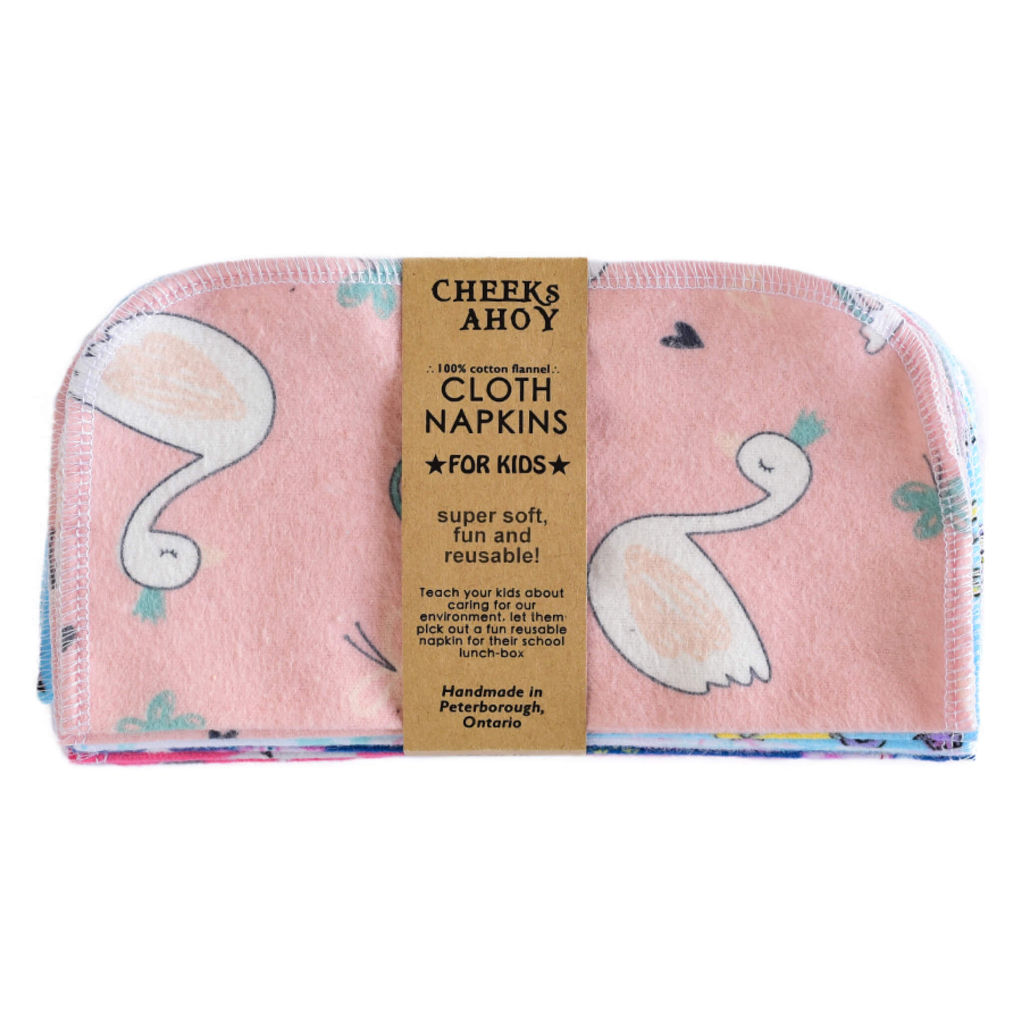 Premium Cotton Kids Cloth Napkins - Soft & Absorbent for Mealtime, School Lunches & Family Gatherings - 12-Pack Reusable Eco-Friendly Napkins for Children