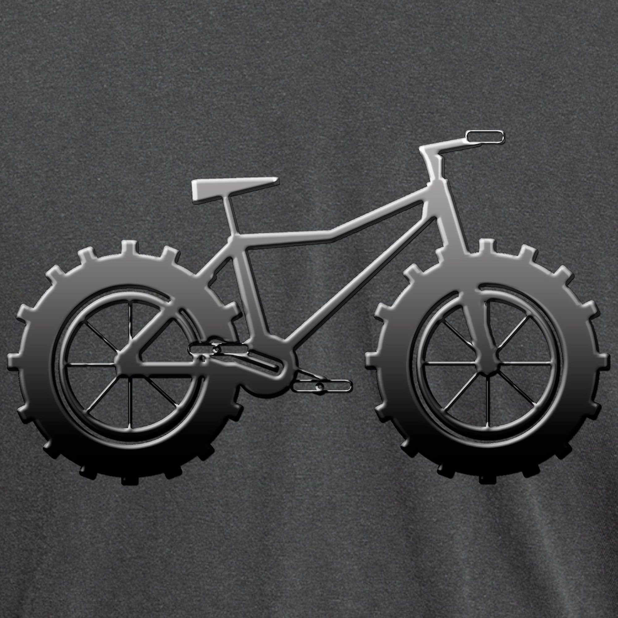 Fatbike Logo T-Shirt for Men - Comfort Colors Chrome Design | CafePress | Casual Wear, Biking & Outdoor Activities