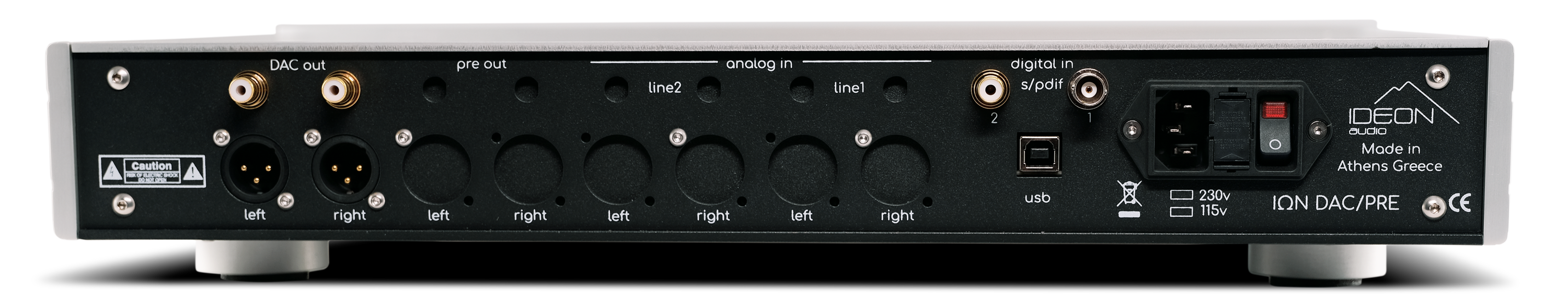Ideon Audio Ion DAC & ION+ DAC Preamplifier - High-End Digital-to-Analog Converter for Audiophiles | Perfect for Home Theater & Music Studio Setups
