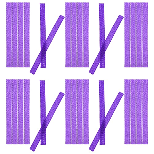 FRCOLOR 150Pcs Makeup Brush Protector Mesh Covers - Travel Cosmetic Brush Guards for Makeup Brushes, Eyeshadow & Foundation Brushes - Perfect for Professional Makeup Artists & Travel Organizers