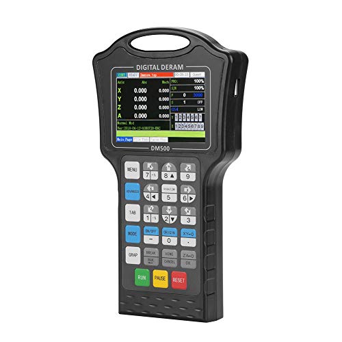 High Accuracy 3/4 Axis CNC Router Controller - 500mA 500KHz Handheld Controller for Wood Engraving, Metal Cutting & DIY Projects (T3 Model) - Perfect for CNC Machines, Router Engravers & Milling Tools