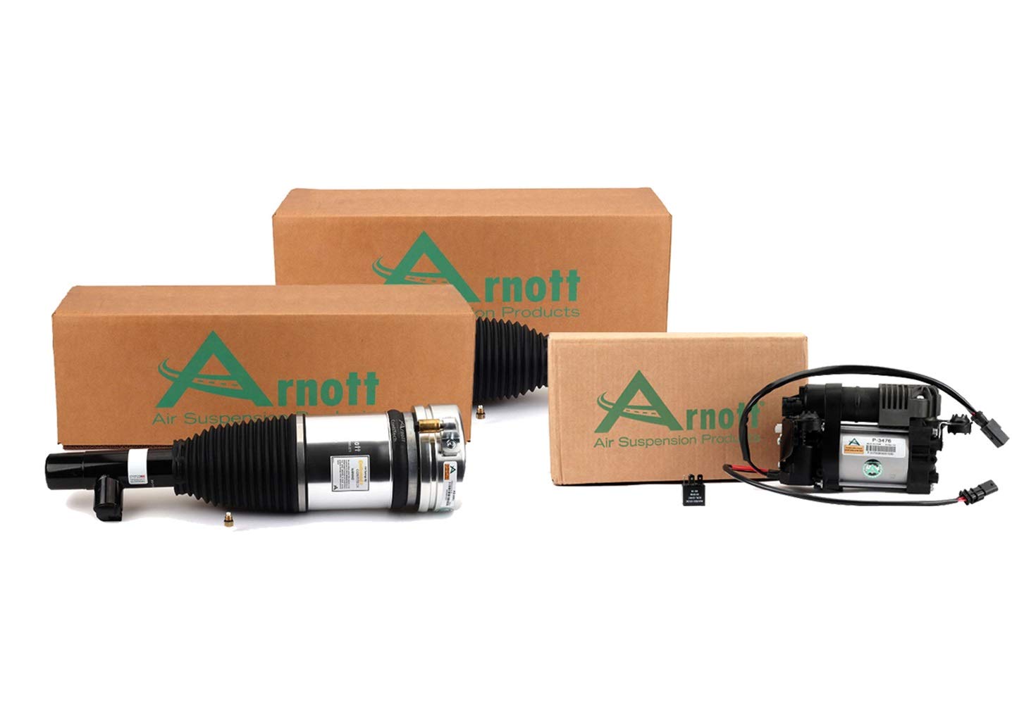 Arnott Front Air Suspension Strut & Compressor Kit For Volvo XC90 2016-2019 GAS - Premium Replacement for Smooth Ride & Off-Road Adventure