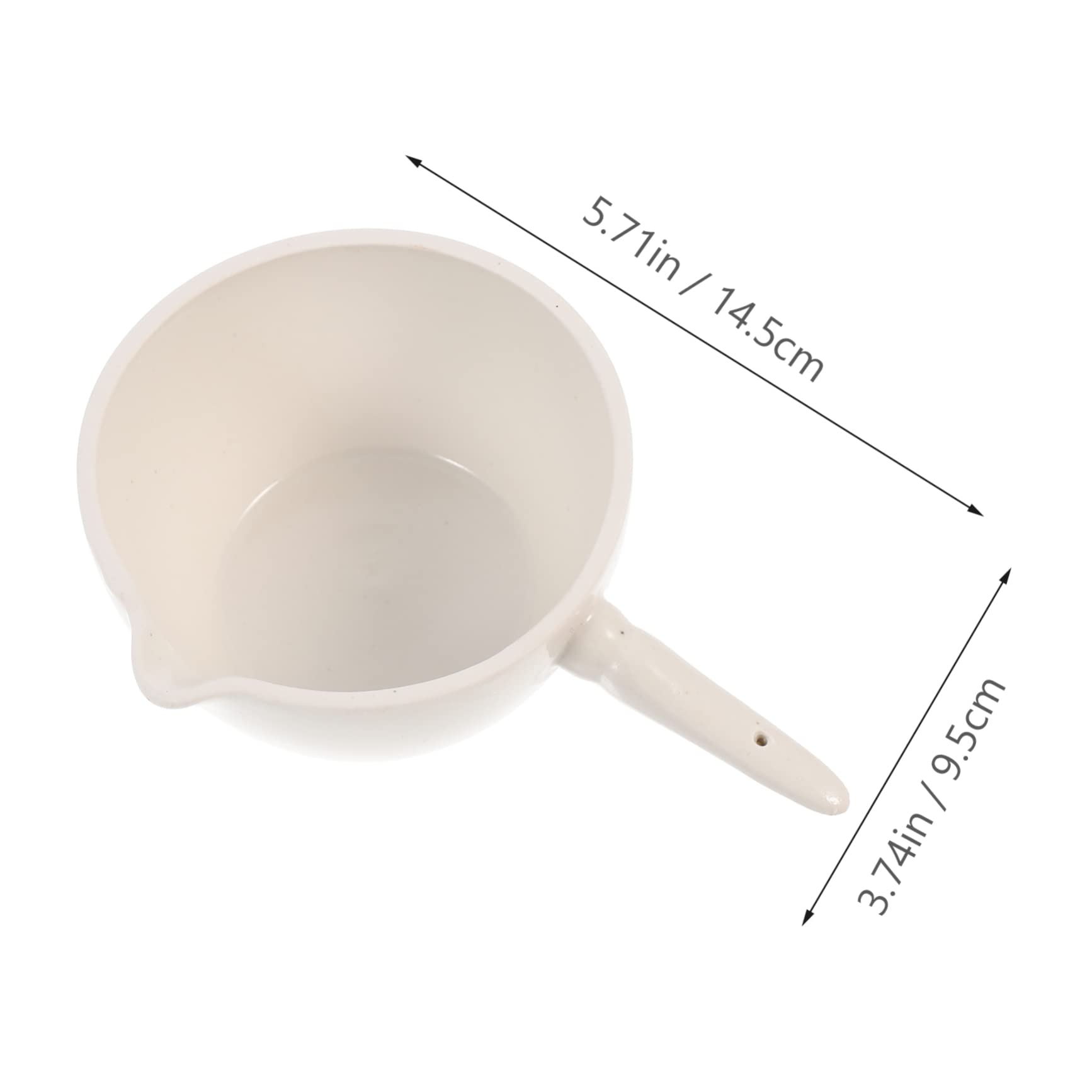 VOSAREA 4 Pcs 150ml Ceramic Evaporating Dishes - High Temperature Resistant Lab Evaporating Basins for Chemistry Experiments - Perfect for School Labs, Scientific Research & Industrial Applications