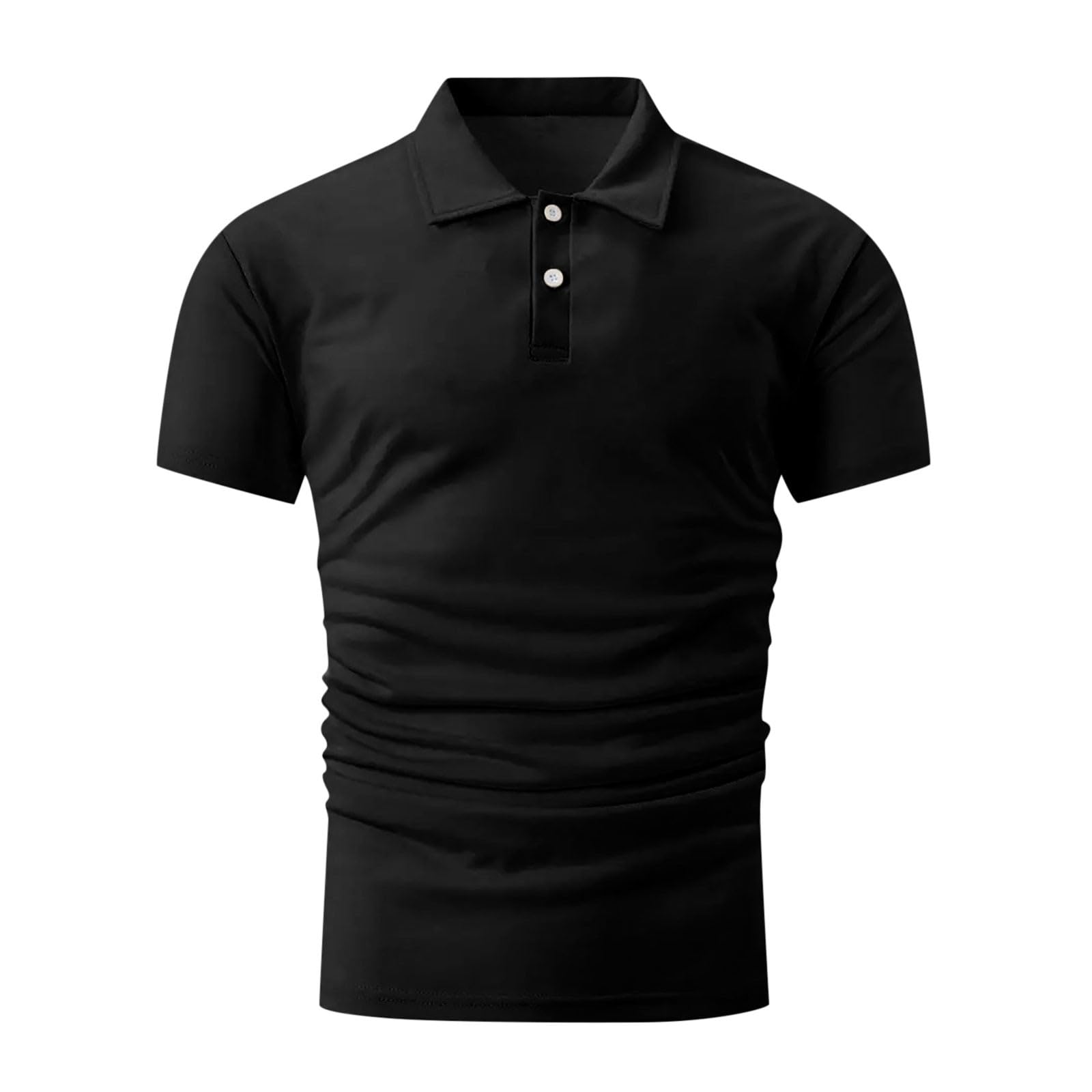 Men's Cotton Blend Short Sleeve Polo Shirts - Breathable Summer Golf & Casual Work Tops - Perfect for Office, Golfing, and Outdoor Activities