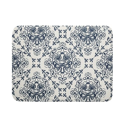 Grey Retro Flower230807