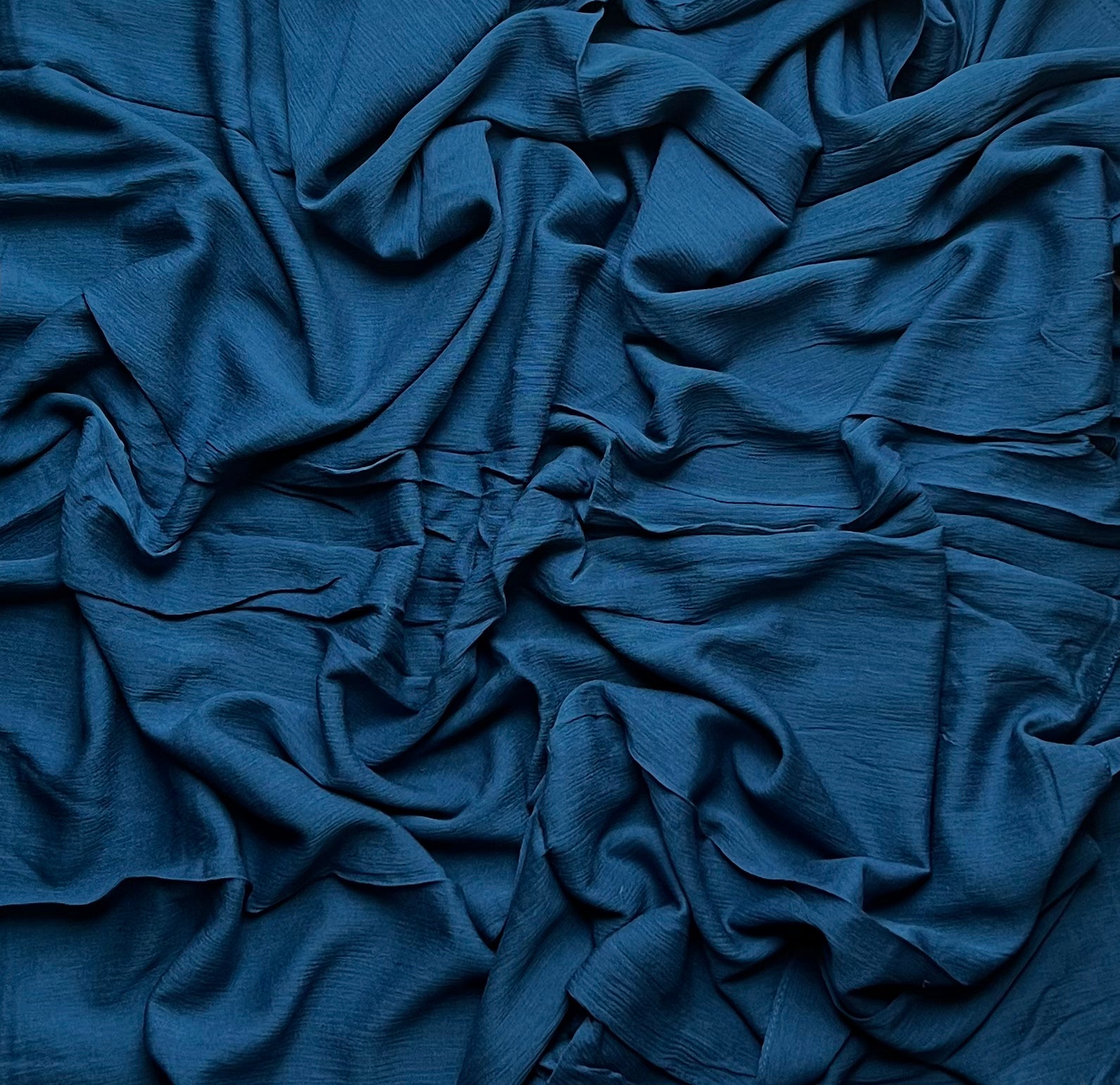 Rayon Hijab Scarf - Royal Blue Modest Muslim Headwear for Women - Perfect for Daily Wear, Prayer, and Special Occasions