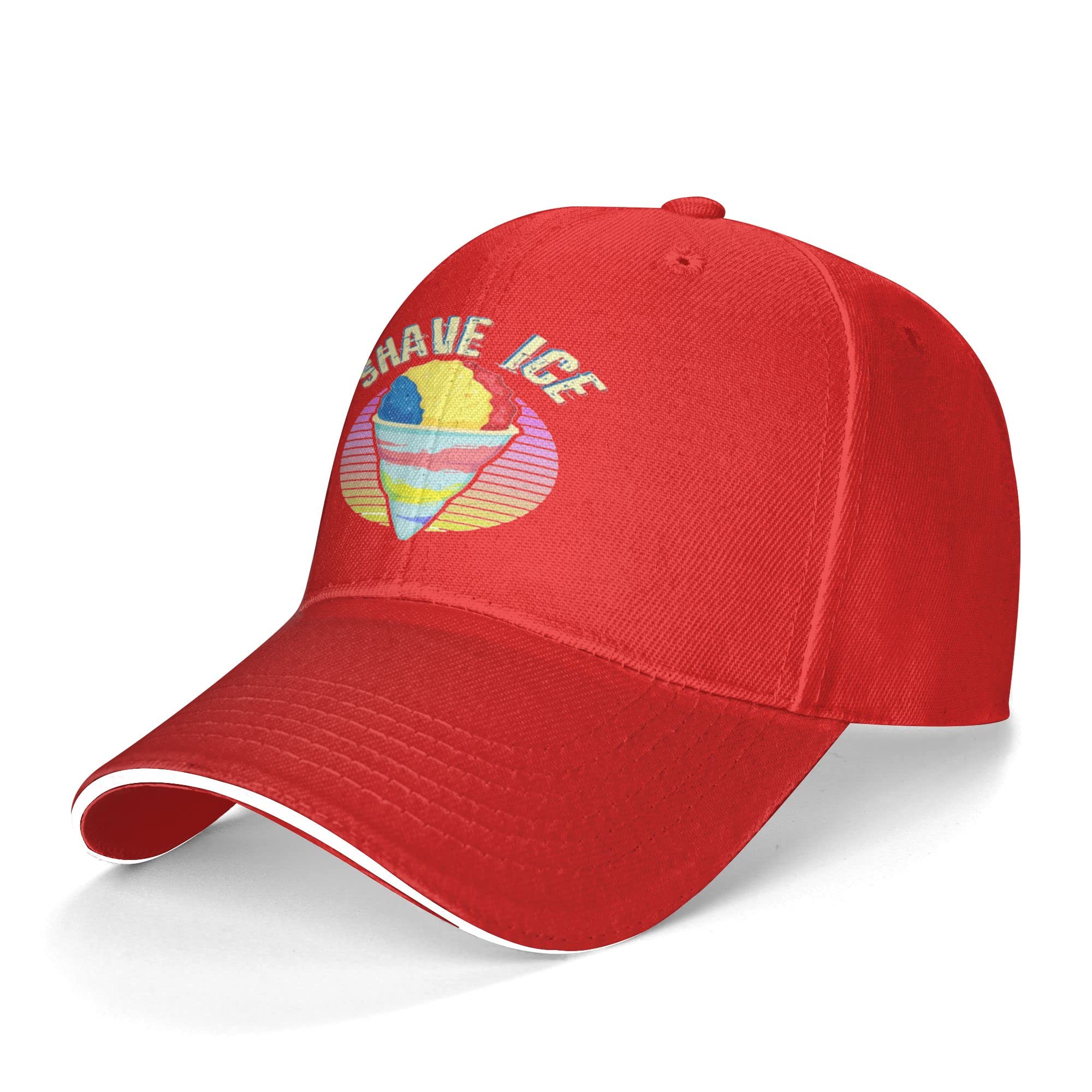 Gimme Shave Ice Sandwich Hats - Adjustable Baseball Caps for Men & Women - Classic Dad Sports Hat - Fashionable & Washable - Perfect for Beach, BBQ, and Outdoor Activities