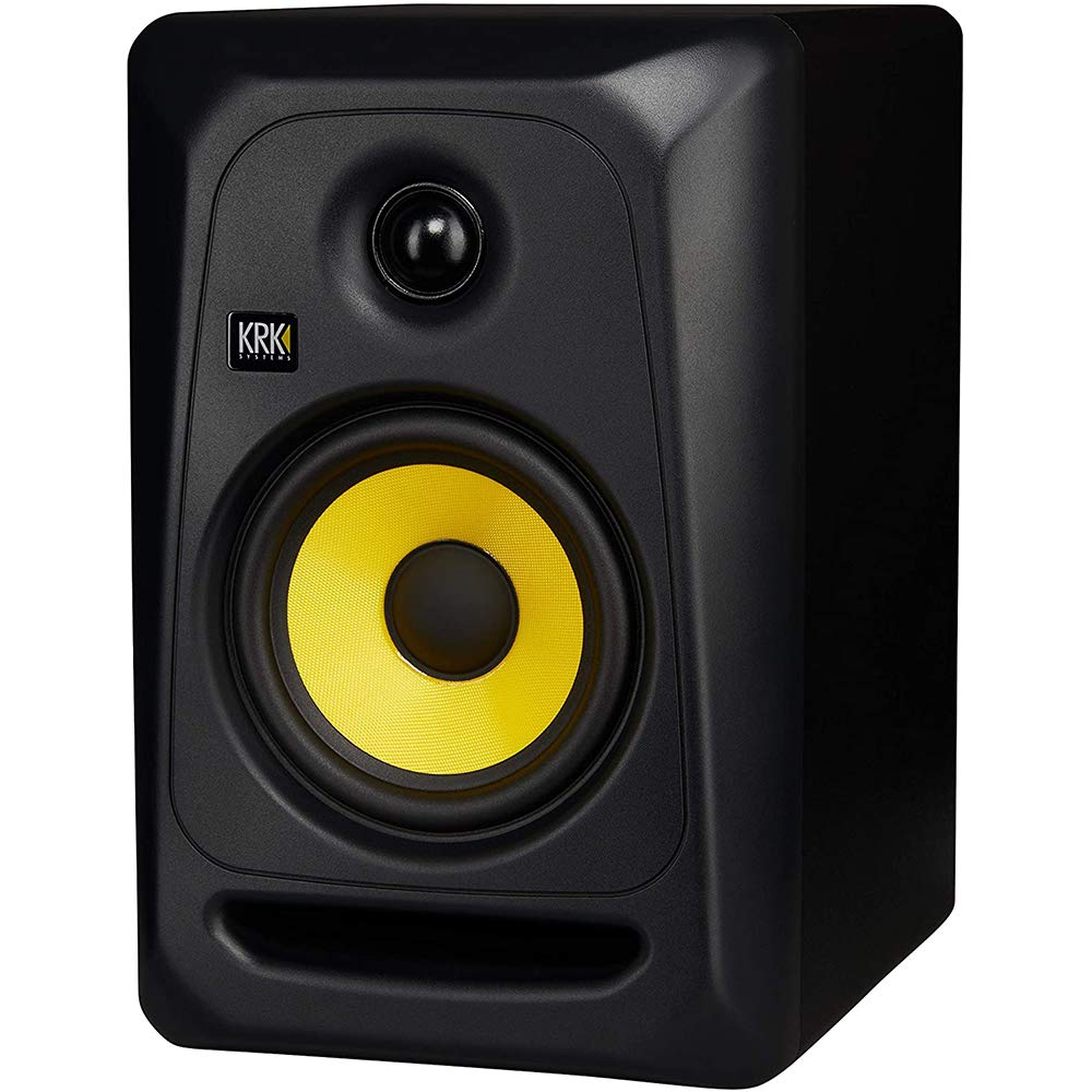 KRK Classic 5 Near-Field 2-Way Studio Monitor Speakers (Pair) - Professional Studio-Grade Sound for Music Production, Mixing & Home Recording | Perfect for Home Studios, Podcasting & Audio Editing