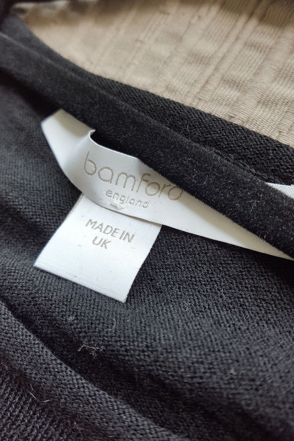 BAMFORD Black Wool Sleeveless Tank Top for Men - Breathable Summer Layering Piece, Gym & Casual Wear (Medium)