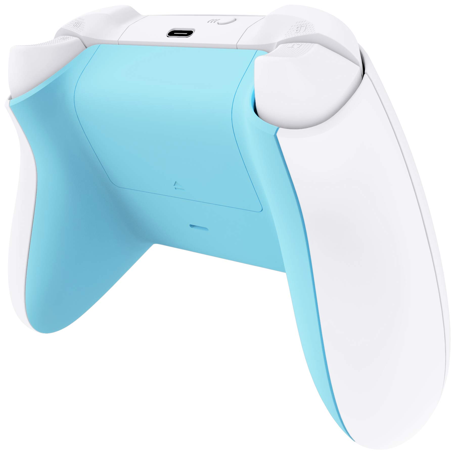 eXtremeRate Custom Back Cover Shell for Xbox Core Wireless Controller - Heaven Blue Replacement Battery Cover & Bottom Shell for Xbox Series X & S | Gaming Accessories | Perfect for Controller Customization & Enhanced Grip