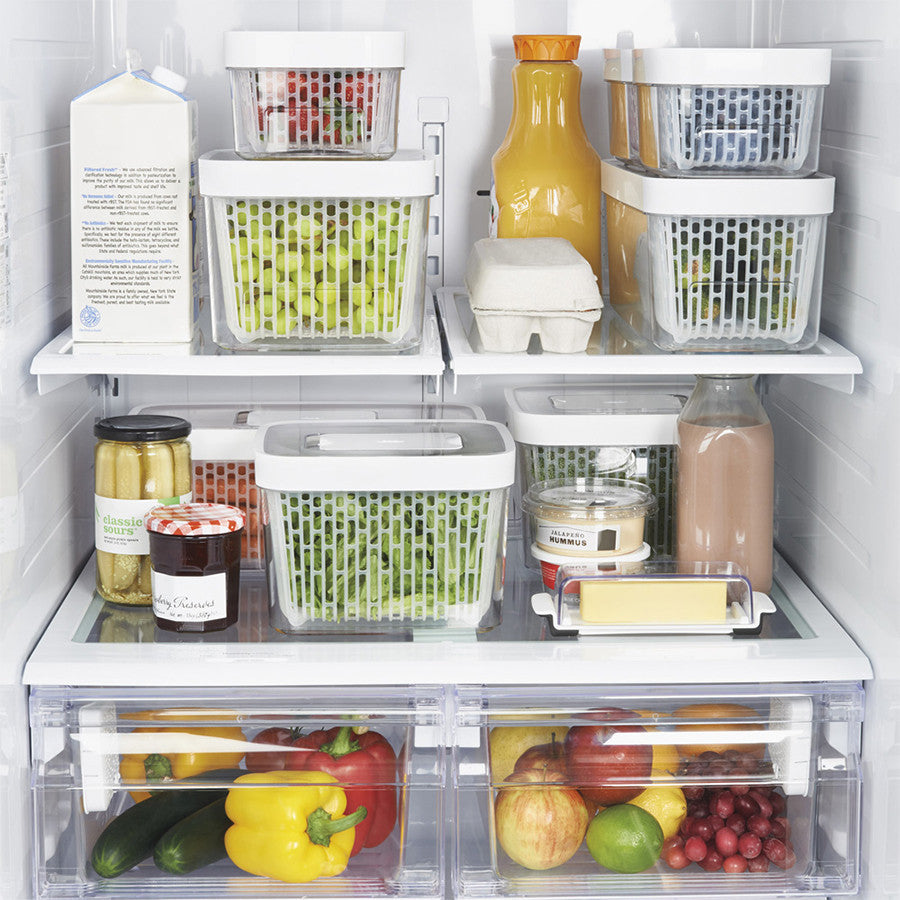 GREENSAVER Produce Keeper - Extend Freshness of Fruits & Vegetables | Eco-Friendly Food Storage Container for Kitchen, Refrigerator & Meal Prep