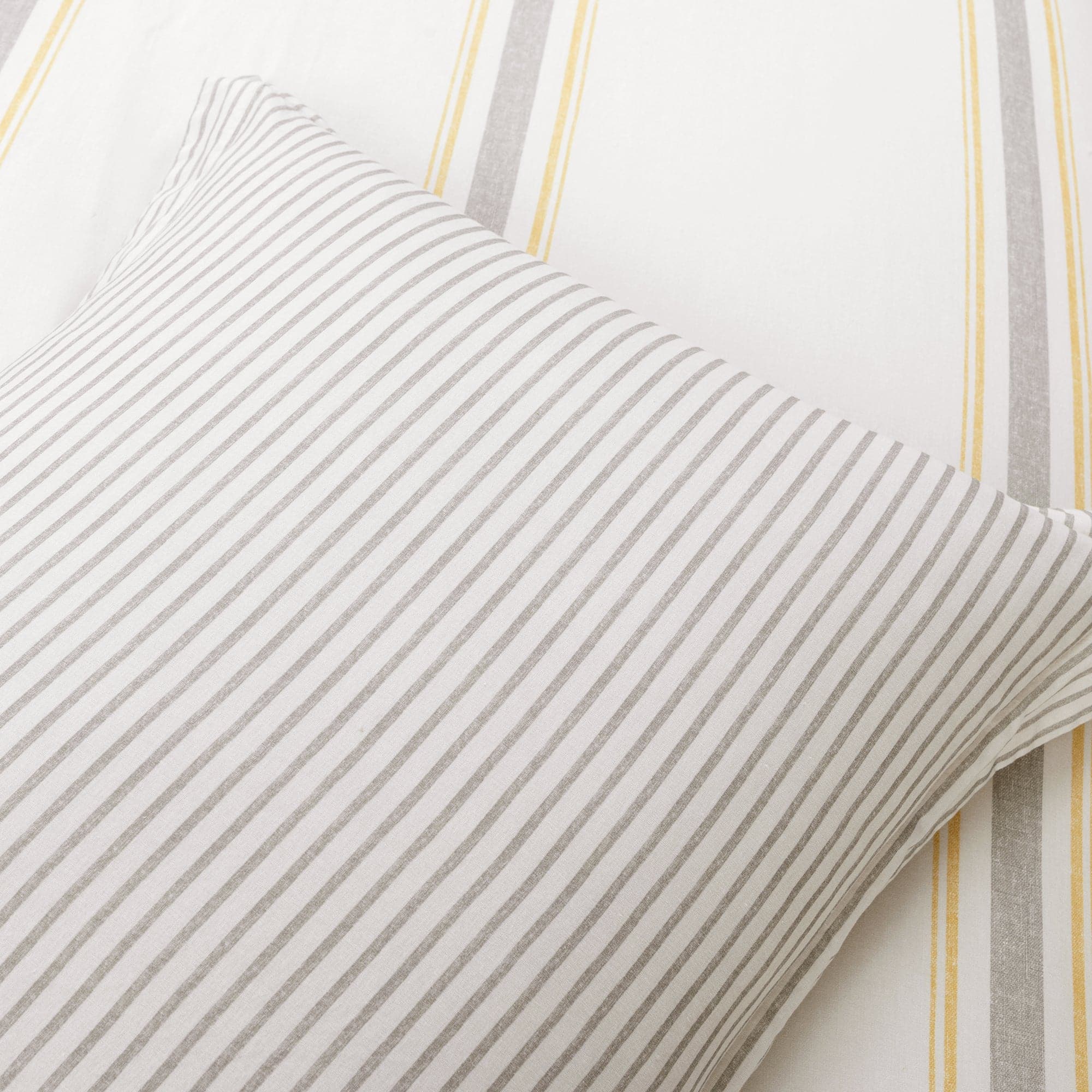 Farmhouse Stripe 100% Cotton Duvet Cover Set - Soft & Breathable Bedding for Cozy Bedroom Decor - Perfect for Guest Rooms, Master Bedrooms & Vacation Homes
