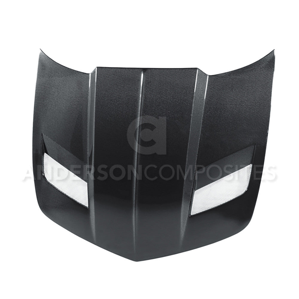 2010-2015 Chevrolet Camaro 3 Inch Cowl Hood by Anderson Composites (AC HD1011CHCAM BBII) - High Performance Carbon Fiber Hood for Racing & Street Use