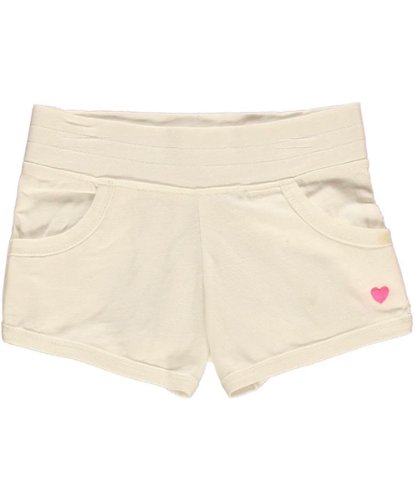Carters Girls 4-6X Knit Pull On Shorts White - Comfortable Cotton Stretch Playwear for Toddler & Kids Outdoor Activities