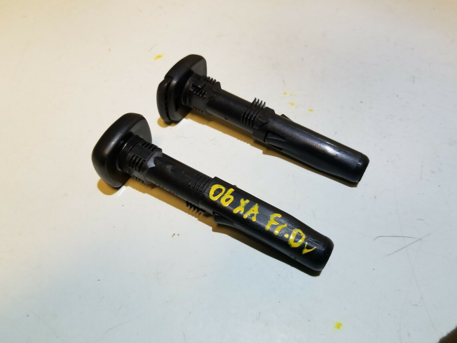 04-06 Scion XA OEM Front Left Driver Seat Headrest Guide Sleeve - 2 Piece Set for Easy Headrest Adjustment & Replacement - Perfect for Car Interior Maintenance & Comfort Upgrade