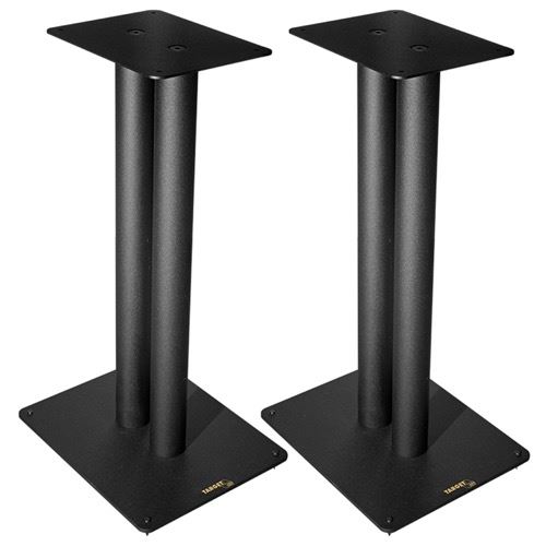 Target Audio FS60 B 24-Inch Speaker Stands (Pair) - Heavy-Duty PA Speaker Stands for DJ, Studio, and Live Performances