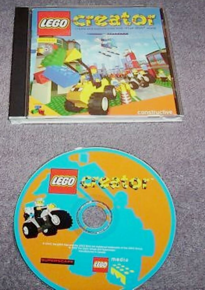 LEGO Creator CD-ROM - Build & Design Your Own Virtual LEGO World | Fun Digital Play for Kids & Adults | Perfect for Creative Gaming & Educational Playtime