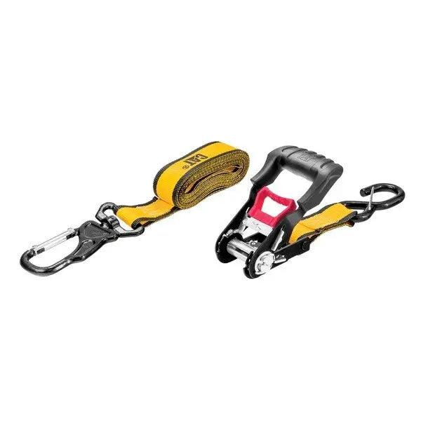 CAT Ratchet Tie Down Strap - 16ft 1.5in Heavy Duty Truck Straps (980697U) for Securing Cargo on Trailers & Pickup Trucks