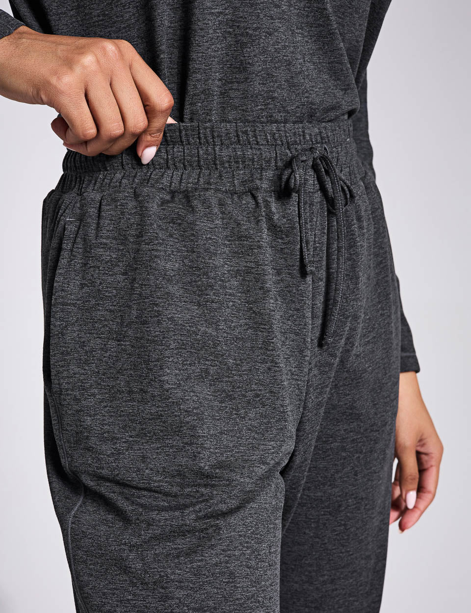 ReSet Jogger Pants for Women - Soft Moon Heather Joggers with Elastic Waistband | Comfortable Lounge Pants for Yoga, Running, Travel & Casual Wear
