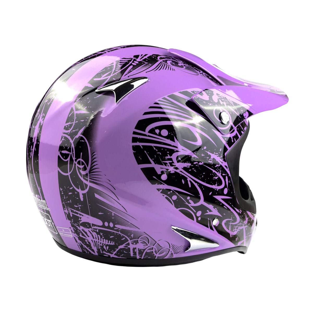 Typhoon Adult Dirt Bike Helmet - DOT Certified ATV/UTV Motocross Helmet for Off-Road Riding - Perfect for Trail Riding, Motocross Racing & Outdoor Adventures