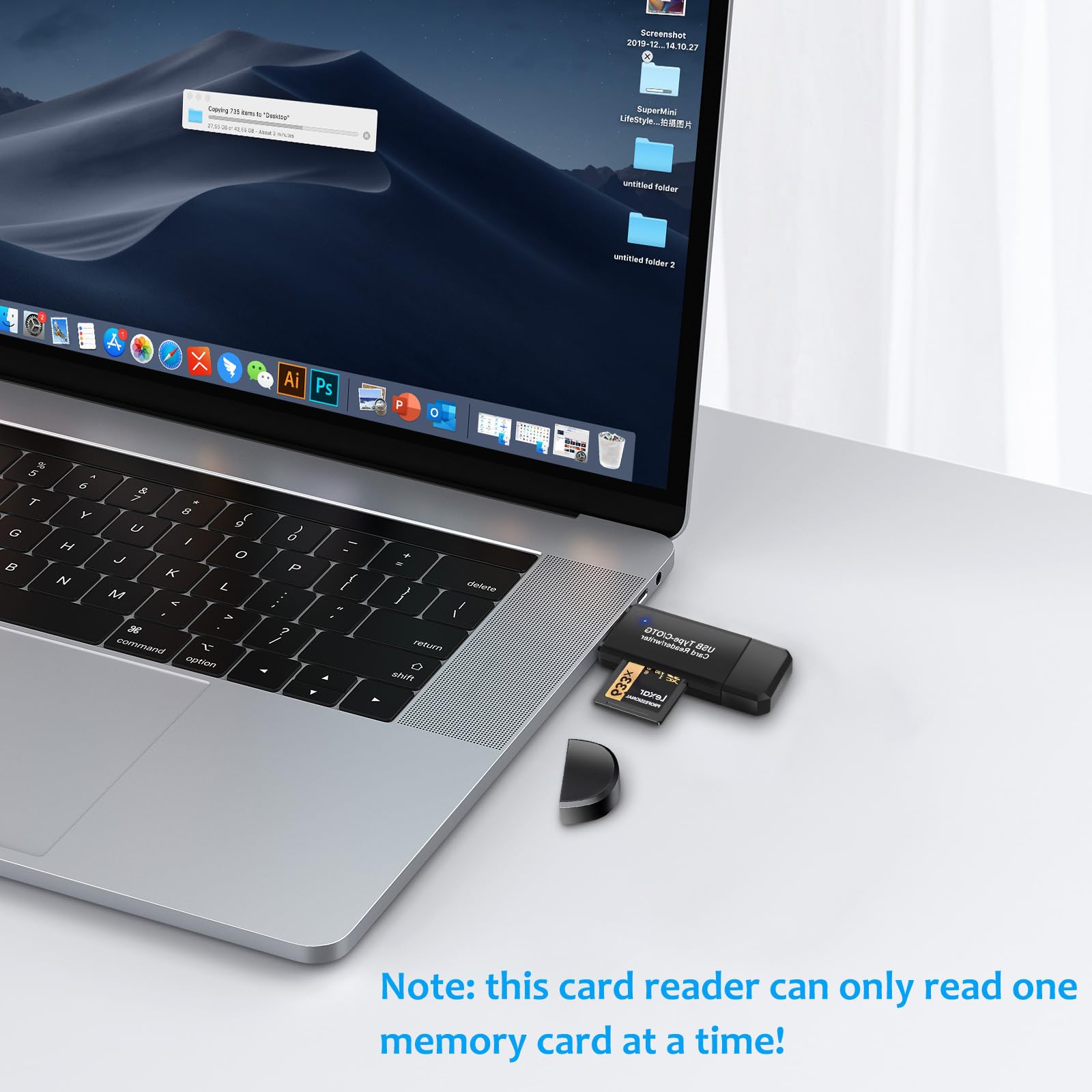 High-Speed SD Card Reader for Android & iPhone - Dual Slot TF/SD Memory Card Adapter for PC, MacBook, Chromebook, iPad Pro, Samsung Galaxy S24/S23/S22 - Perfect for Photography, File Transfer & Data Backup