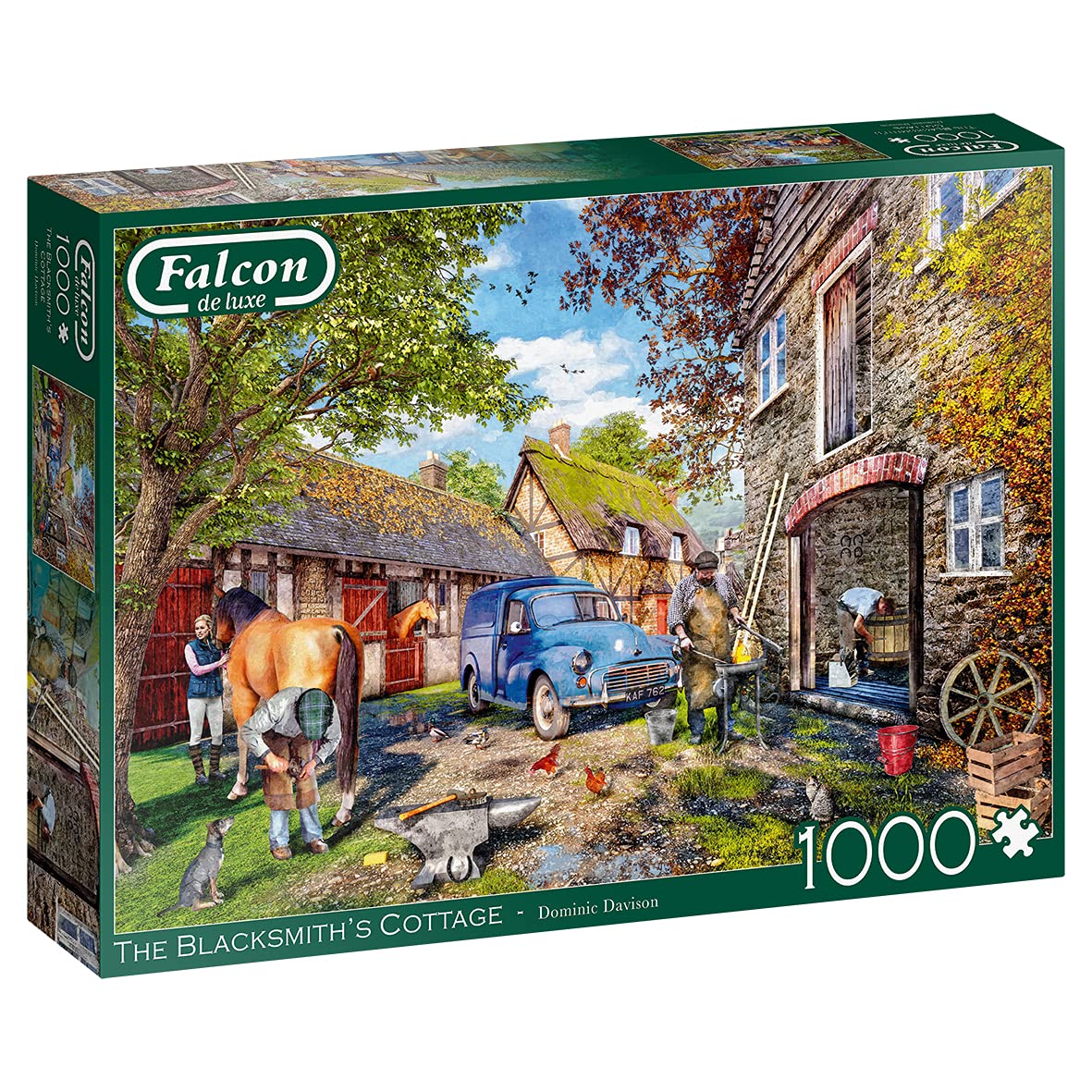 Jumbo Games Falcon de Luxe Multicolor Puzzle (DISET 11333) - Perfect for Family Fun and Educational Playtime