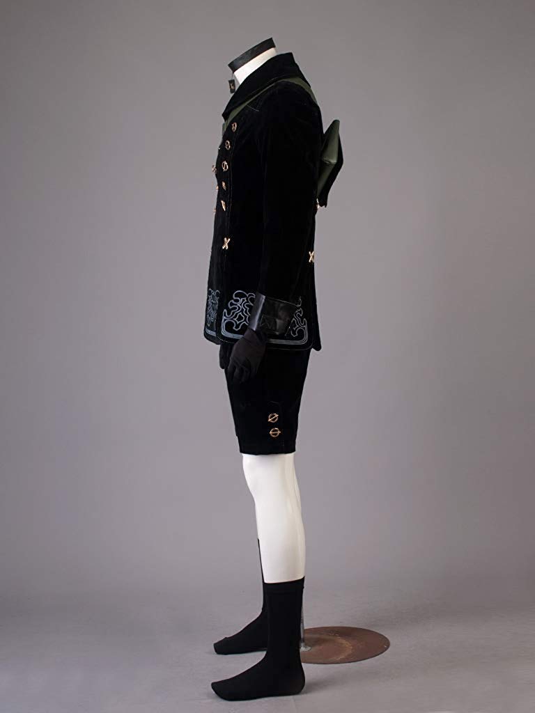 Nier Automata 9S Android Cosplay Costume Set - Official Square Enix Video Game Character Outfit for Halloween, Comic Con & Anime Conventions