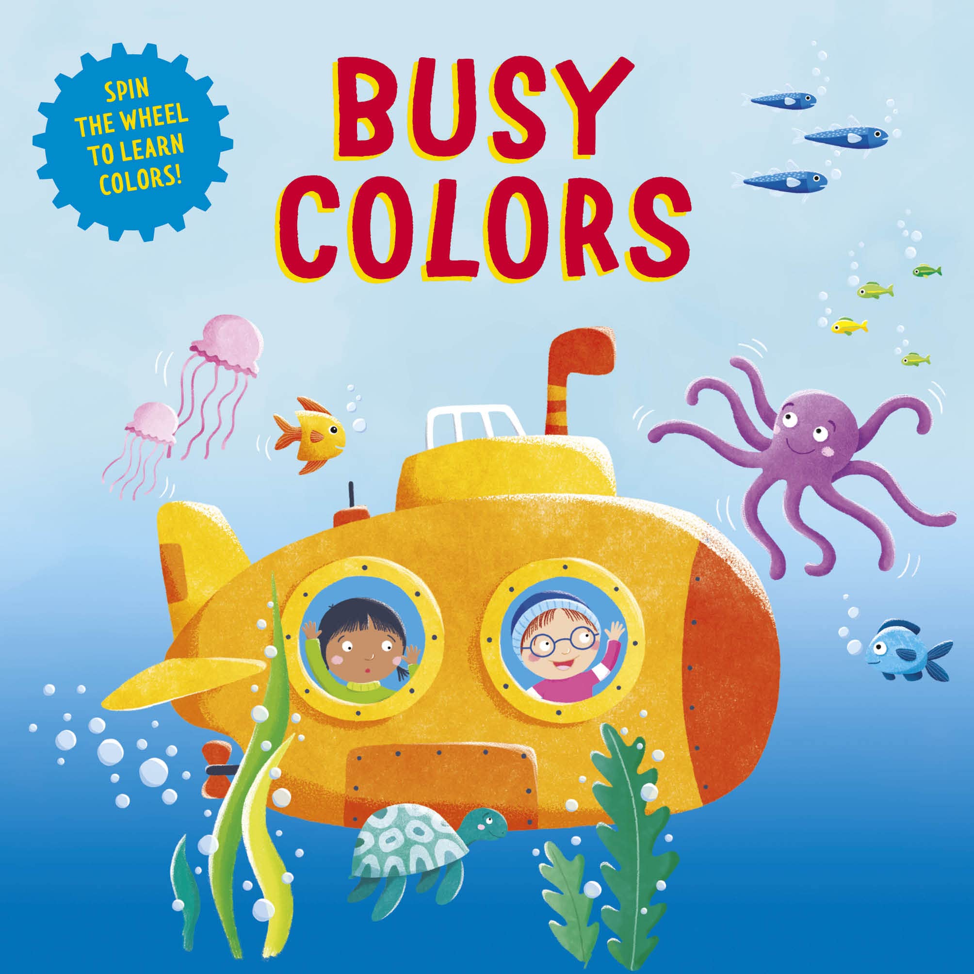 Busy Colors: Spin the Wheel for Fun Learning Adventure - Interactive Educational Toy for Toddlers & Kids (Clever Wheels) - Perfect for Preschool Learning, Classroom Activities & Playtime Fun