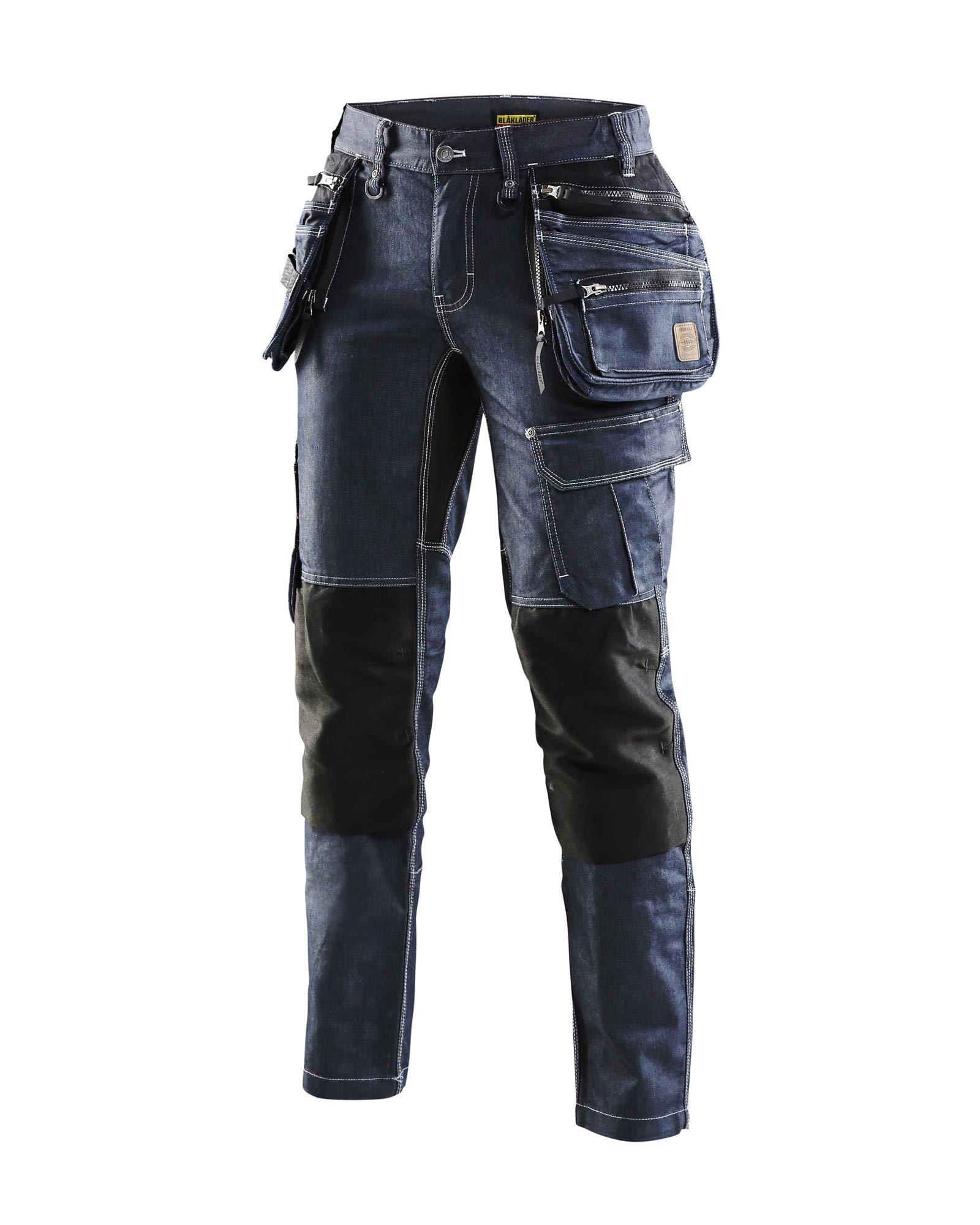 BLÅKLÄDER Women's Craftsman Stretch Denim Work Pants with Reinforced Pockets - Durable & Comfortable for Construction, Carpentry & DIY Projects