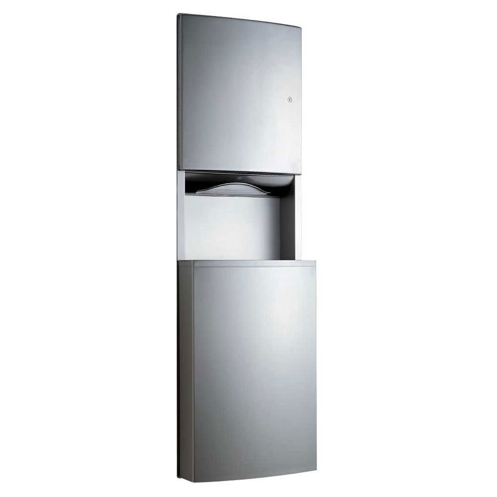 ConturaSeries Recessed Paper Towel Dispenser & Waste Receptacle - TableTop King B-43944 - Space-Saving Bathroom & Kitchen Organizer for Restaurants, Offices & Homes