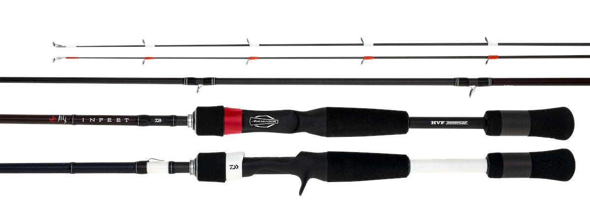 Daiwa 20 Feet Z Baitcast Fishing Rod - Professional Saltwater & Freshwater Fishing Rod for Bass, Trout & Walleye - Perfect for Shore Fishing, Boat Angling & Tournament Casting