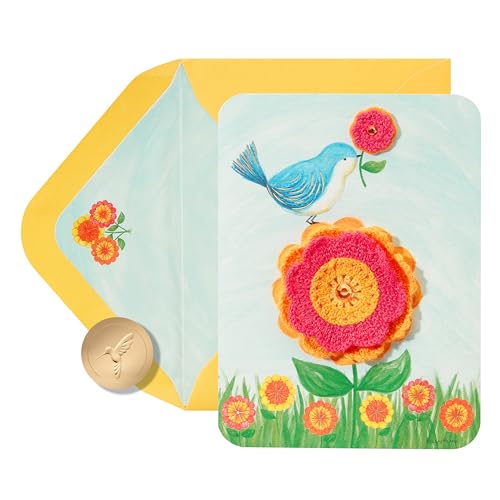 FSC Bird And Crochet Flowers