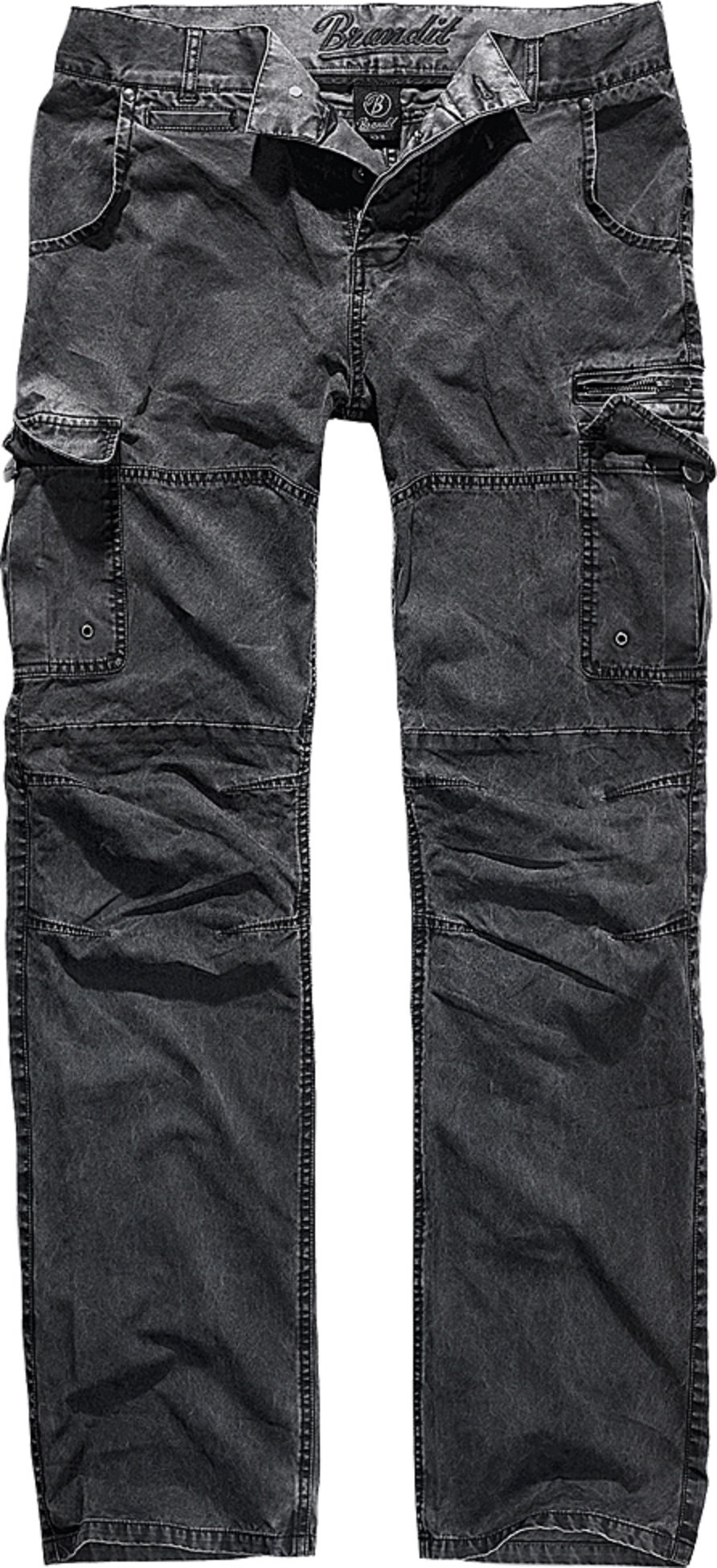Brandit Rocky Star Trousers Light Black - Stylish Men's Cargo Pants for Outdoor Adventures & Casual Wear | Durable & Comfortable Hiking Pants