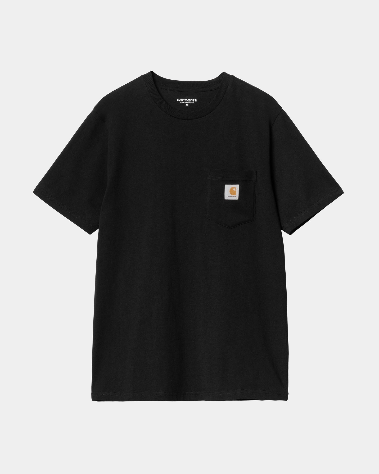 Men's Black Pocket T-Shirt - Soft Cotton Casual Tee for Everyday Wear | Perfect for Work, Gym & Outings