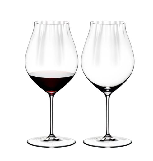Riedel Performance Pinot Noir Wine Glasses - Set of 2 Crystal Stemware for Red Wine Lovers | Perfect for Dinner Parties, Wine Tasting & Gift Giving