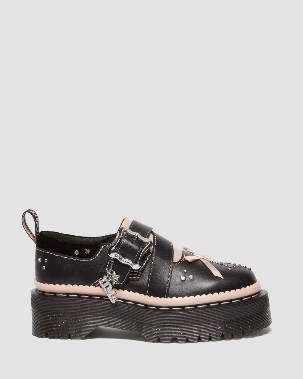 Kemsley Women's Leather Buckle Strap Platform Shoes - Stylish Chunky Heel Booties for Casual Outfits & Night Out