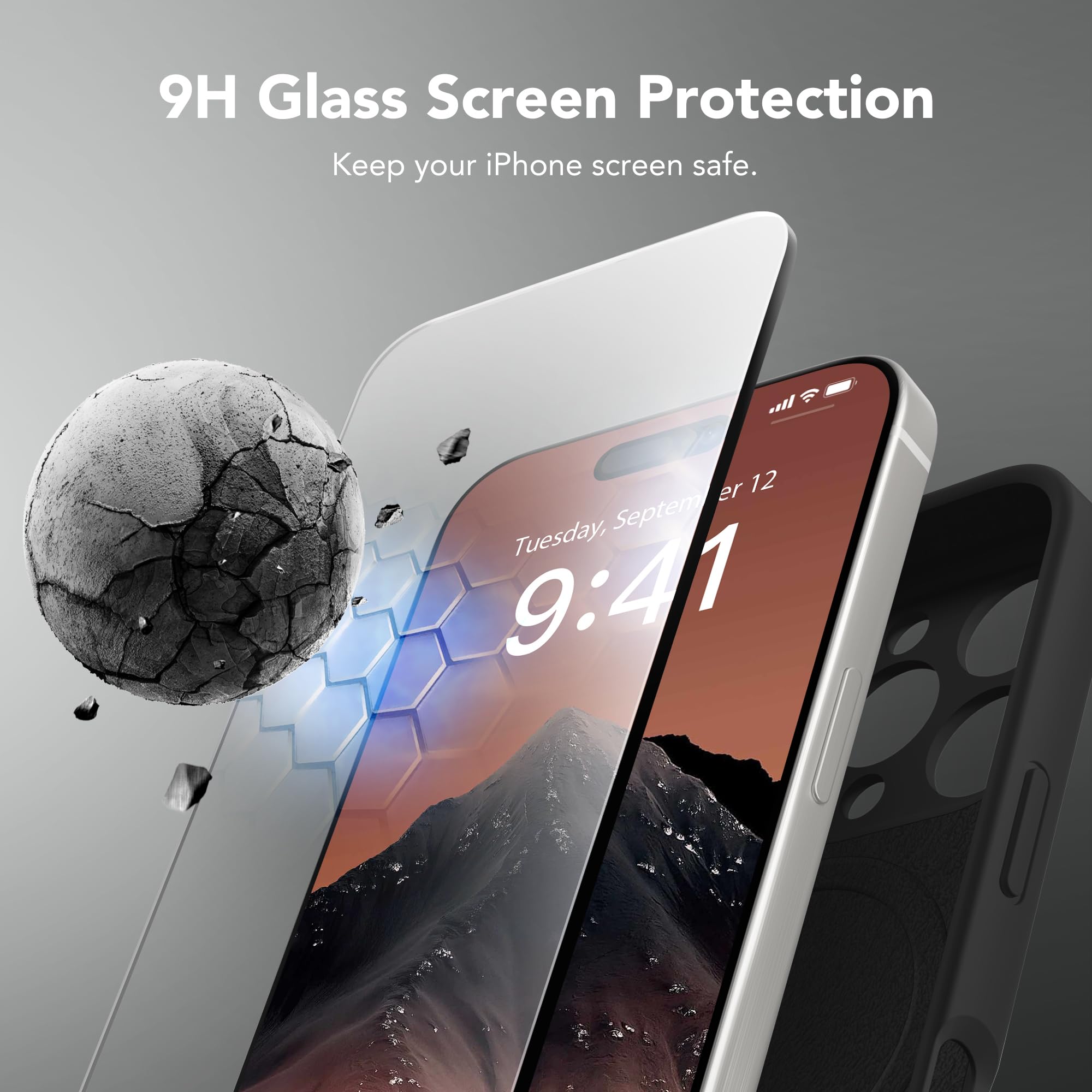 Magnetic Shockproof Silicone Case for iPhone 16 Pro (6.3
