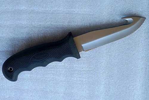 CUTCO #5717BK Gut Hook Hunting Knife with Leather Sheath - Premium Outdoor Knife for Hunting, Camping & Survival Gear