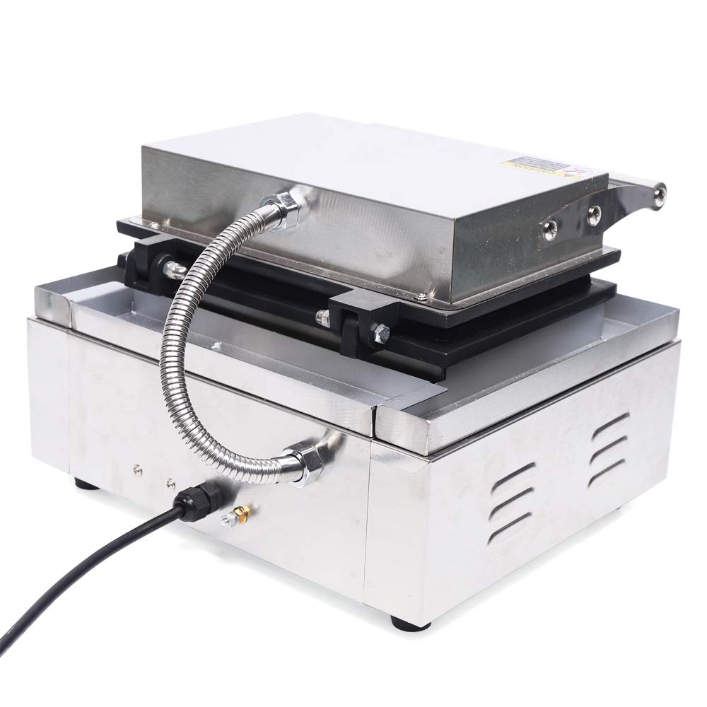 Commercial Corn Dog Waffle Maker Machine - 5Pcs Non-Stick Electric Hot Dog & Waffle Maker with Timer & Precise Temp Control (1500W) - Perfect for Restaurants, Food Trucks, and Home Breakfast Cooking