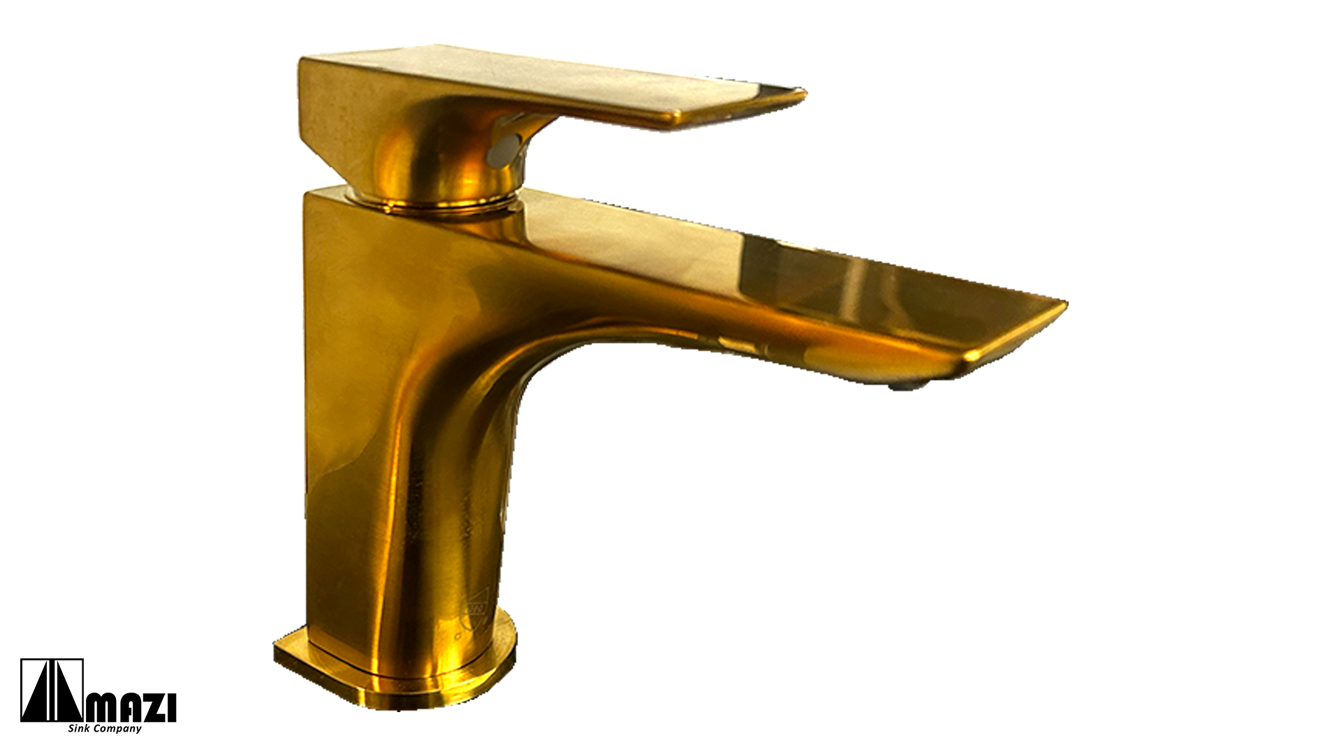 Modern Bathroom Vanity Faucet 44AB1192 - Single Hole Waterfall Bathroom Sink Faucet with Pop-Up Drain - Perfect for Home, Hotel, and Spa Bathroom Renovations