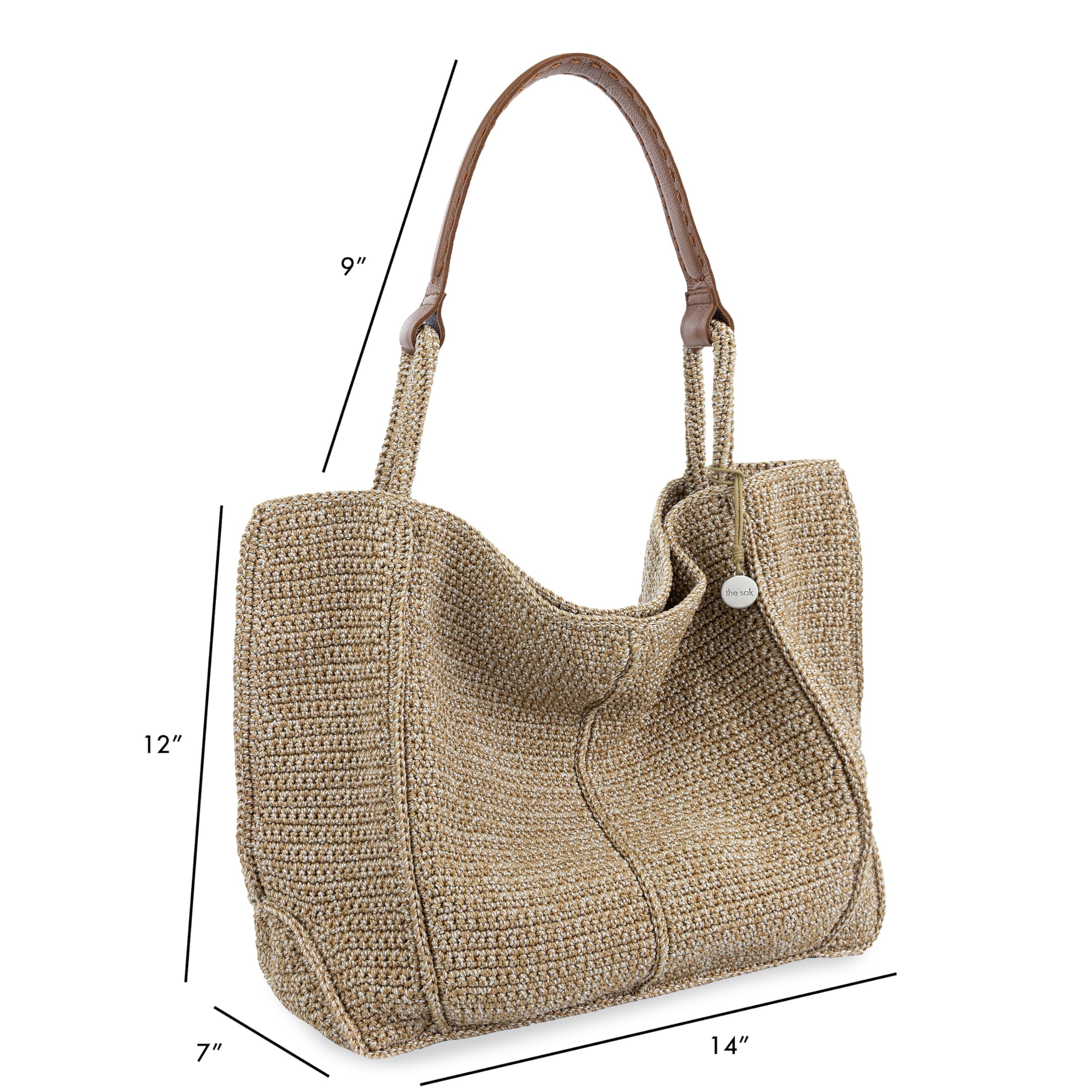 The Sak Los Feliz Large Tote Bag for Women - Stylish & Spacious Everyday Purse, Travel & Beach Bag with Adjustable Shoulder Strap | Perfect for Work, Weekend Getaways & Summer Outings