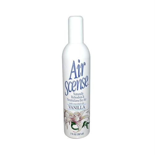 Air Scense Vanilla Air Freshener - 4 Pack (7 oz Each) - Long-Lasting Home & Car Freshener for Bathroom, Office, and Living Spaces