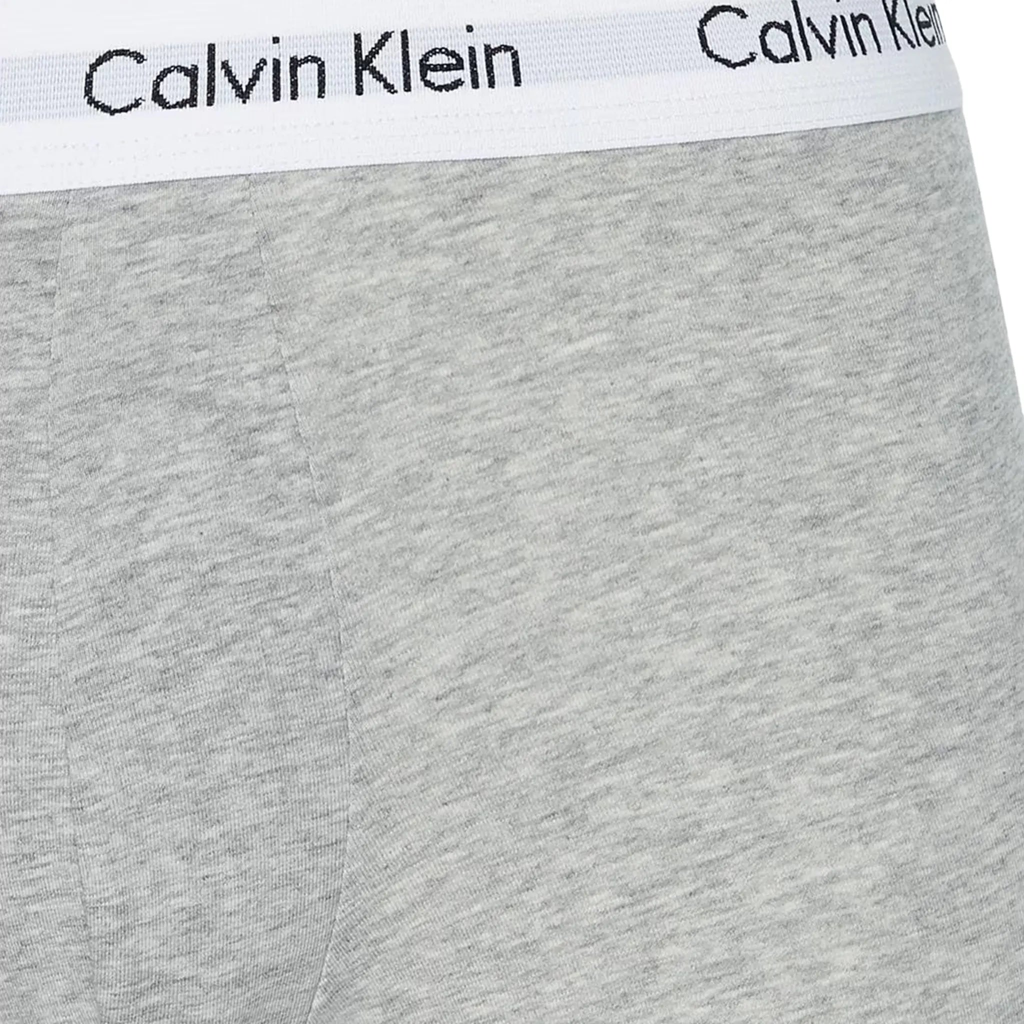 Calvin Klein Men's 3-Pack Boxer Briefs - White, Black, Grey - Soft Cotton Underwear for Everyday Comfort & Support | Perfect for Workout, Travel & Daily Wear