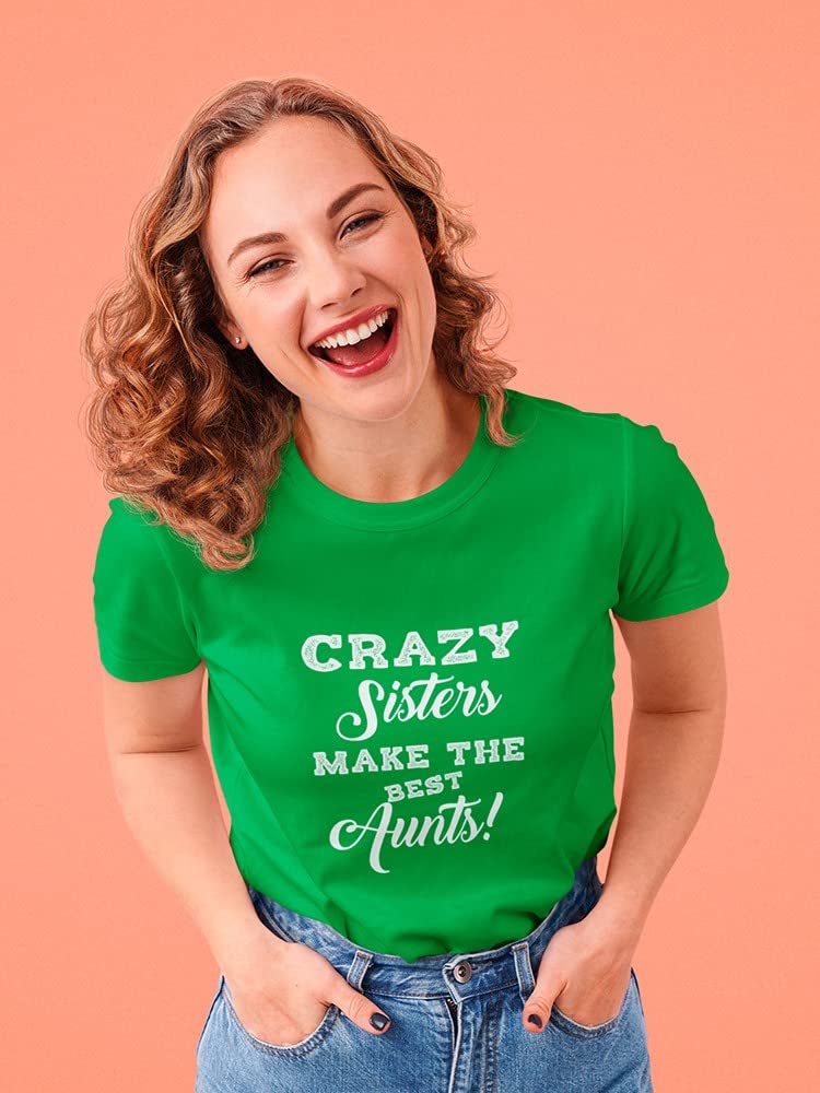 Best Friends Graphic Women's Kelly Green T-Shirt - Funny Sister Matching Outfits for Casual Wear, Girls Night Out & Friendship Gifts