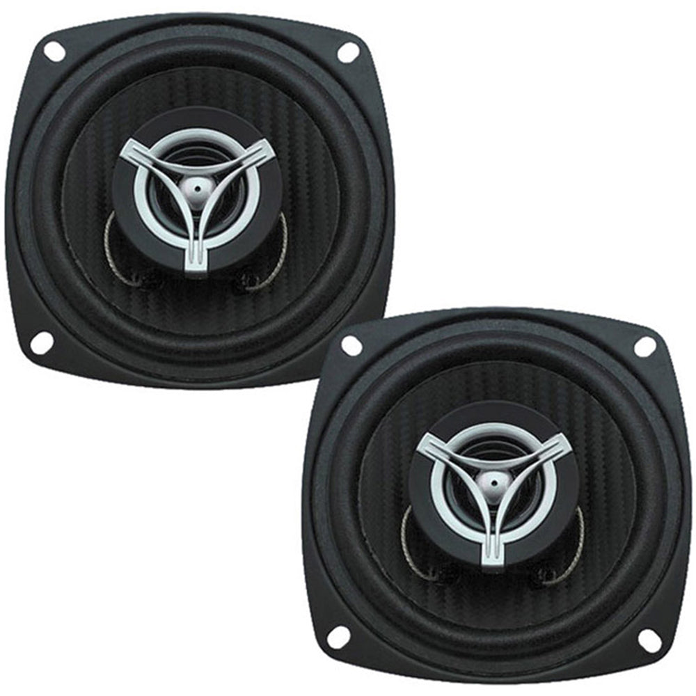 Power Acoustik EF-42 4-Inch 2-Way Coaxial Car Speakers - 250W Max (175W RMS) Power - Premium Sound for Cars, Trucks & SUVs - Perfect for Upgrading Factory Audio System