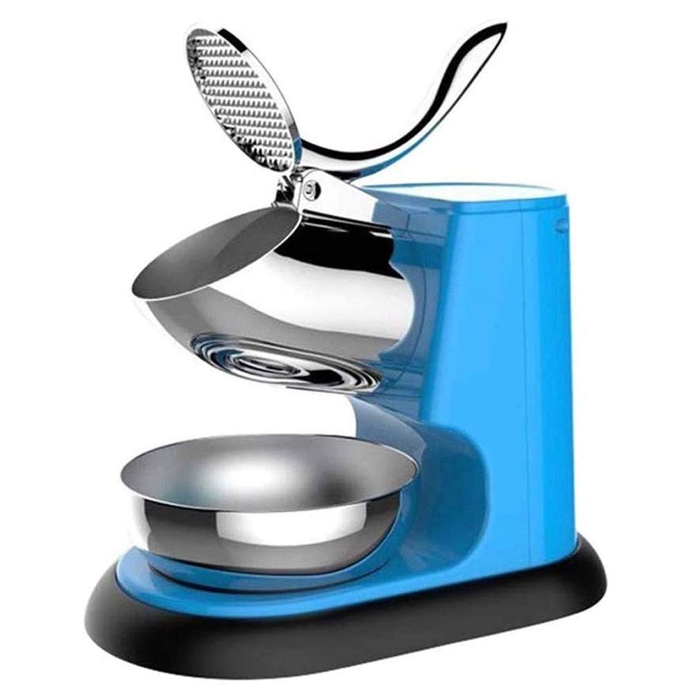 FMOGE Electric Ice Shaver Machine - Commercial Stainless Steel Ice Crusher for Snow Cones, Cocktails & Slushies - High Capacity Home & Business Ice Shaving Machine for Parties, Bars & Restaurants