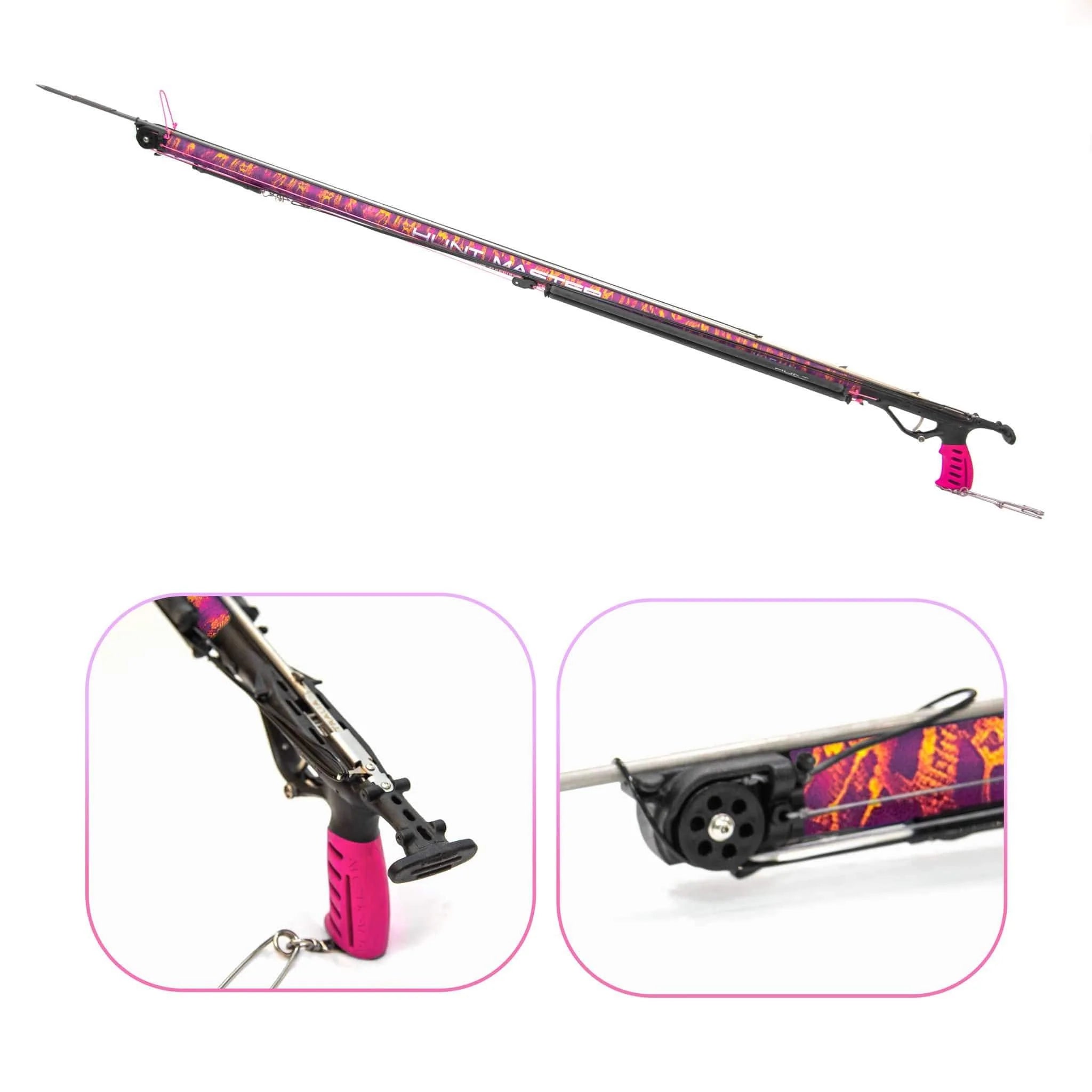 Hunt Master Wigun Aluminum Invert Roller Speargun Camo Series - Professional Spearfishing Gear for Underwater Hunting & Ocean Adventures