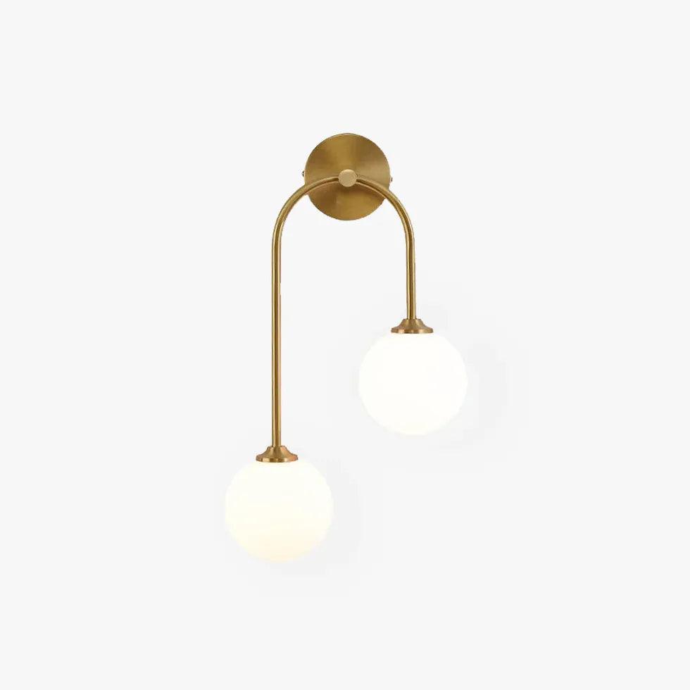 Modern Brass Wall Lights for Indoor Use - Elegant Sconces for Living Room, Bedroom & Hallway Lighting