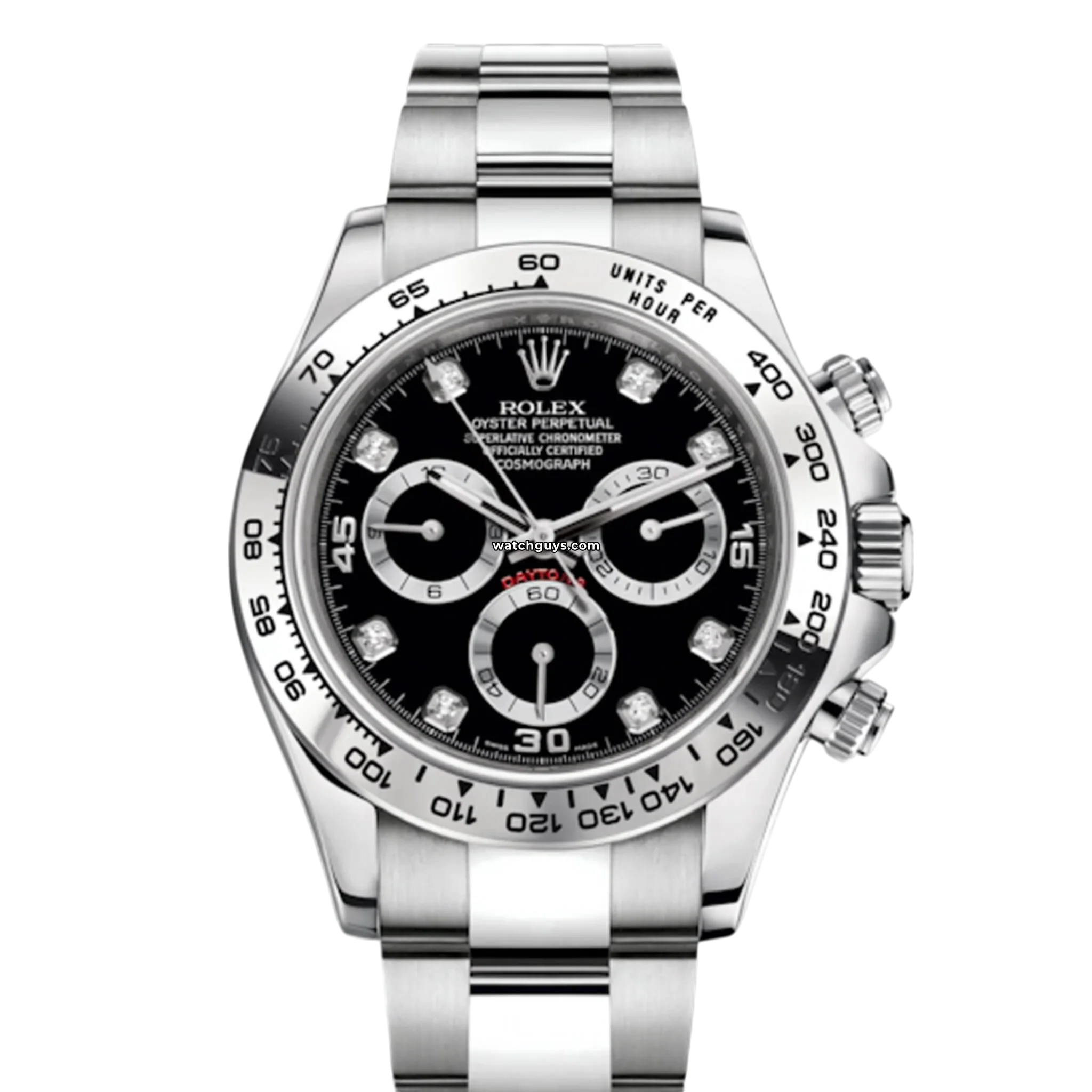 Rolex Daytona 116509 Men's Luxury Watch with Black Diamond Bezel - Perfect for Business, Gifting & Special Occasions
